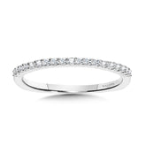 Straight Diamond Wedding Band